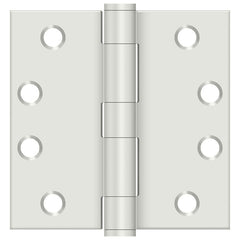 DELTANA Deltana S44HDUSPW Square Hinge Heavy Duty 4x4 White