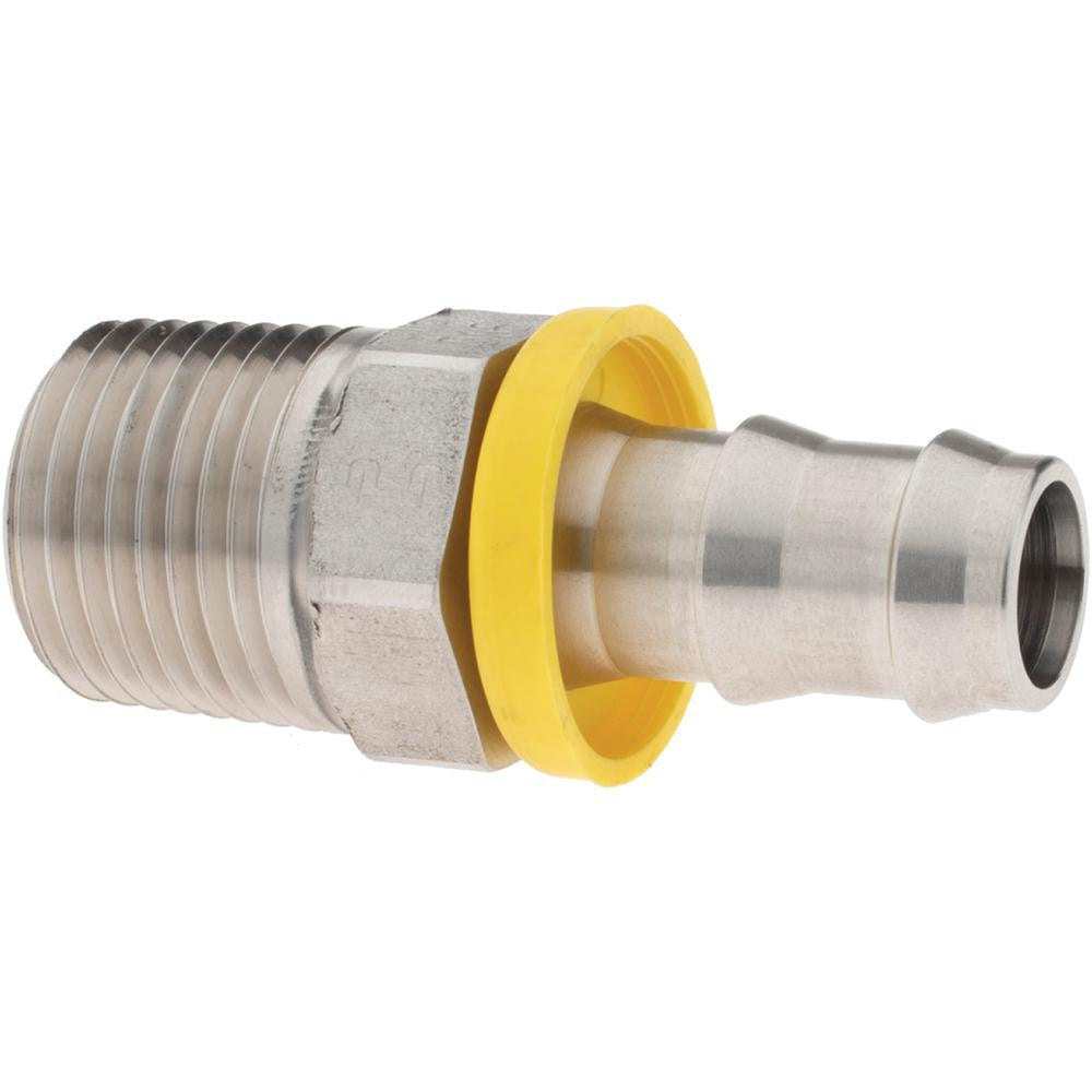 PARKER Parker PP-00394 Barbed Hose Male Connector 1/4 Mnptf Ss