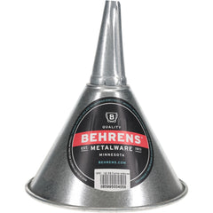 BEHRENS Behrens GF51 Steel Funnel 1 Qt Galvanized Straight Spout