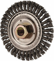 WEILER Weiler 94057 Stringer Bead Wheel Brush 4.5 in Carbon Steel