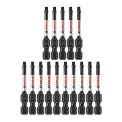 BOSCH Bosch ITSQ2115 No. 2 Square Insert Bit 1 in 15 Pack