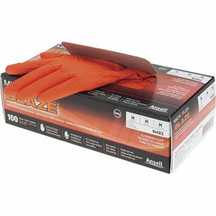 ANSELL Ansell N482 Microflex Blaze Nitrile Gloves Medium 100ct
