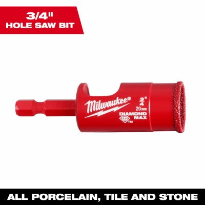 MILWAUKEE Milwaukee 49-56-0515 Diamond Hole Saw 3/4 Inch Tile Stone Glass