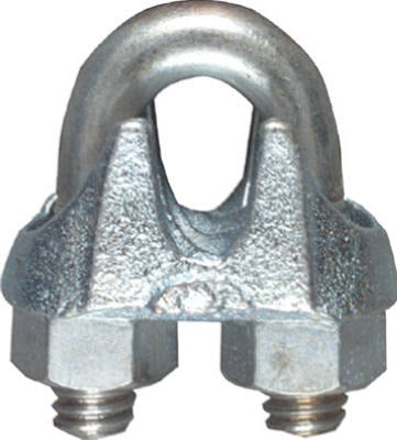 NATIONAL HARDWARE National Mfg N248-294 Zinc Wire Cable Clamp 1/4 Inch 20 Pack