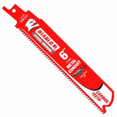 DIABLO Freud DS0612CF3 Carbide Reciprocating Blade 6in 12TPI 3 Pack