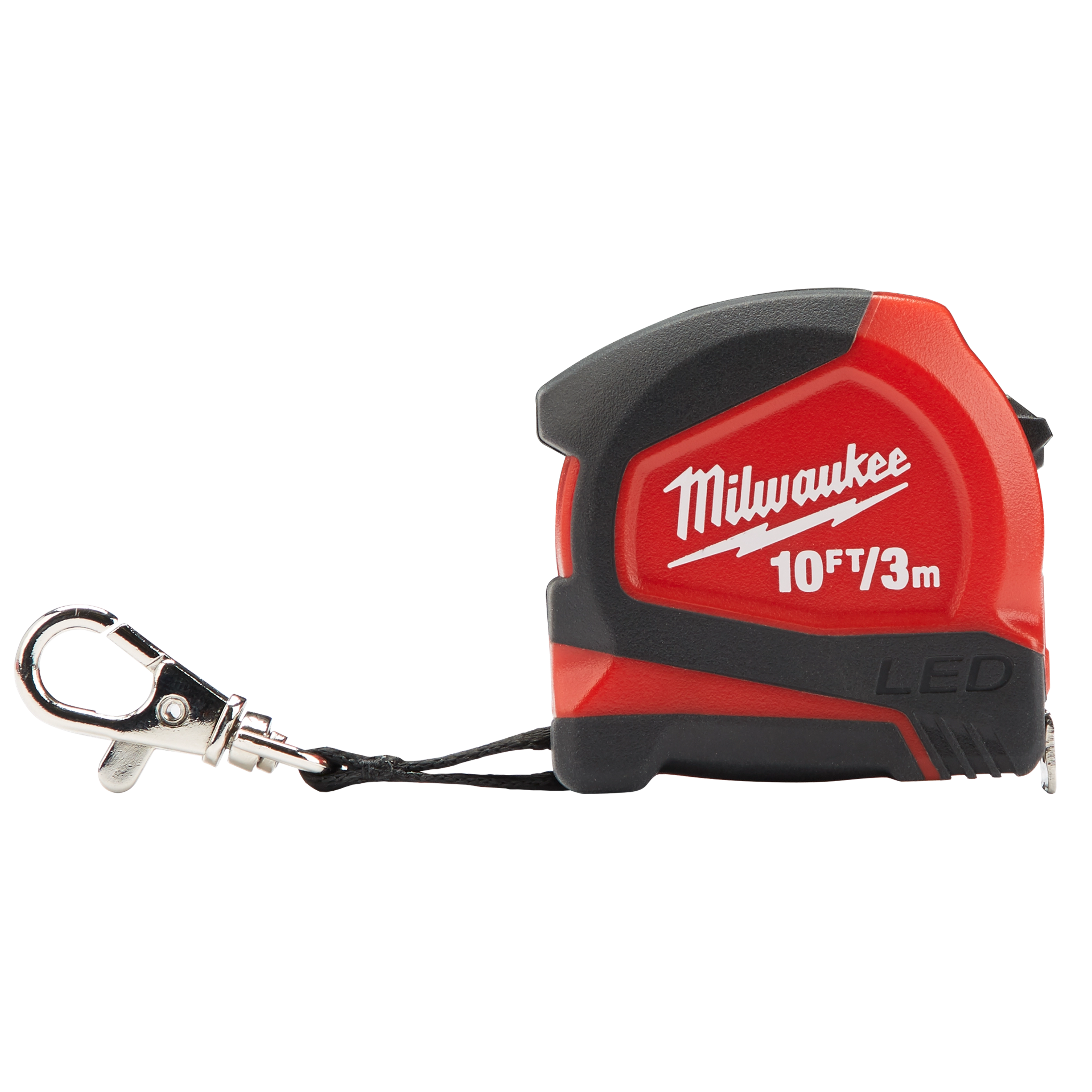 MILWAUKEE Milwaukee 48-22-6601 keychain tape measure with 10 lumen LED 10 ft L