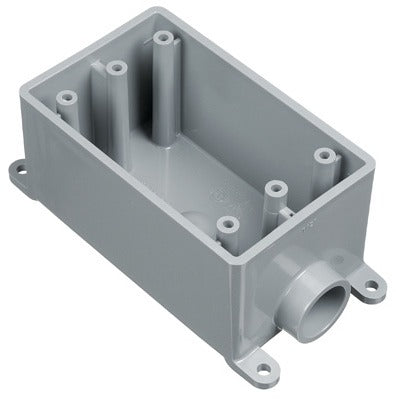 ABB INSTALLATION PRODUCTS Abb E980DFN-CTN Pvc Field Service End Box Single Gang 1/2 Inch