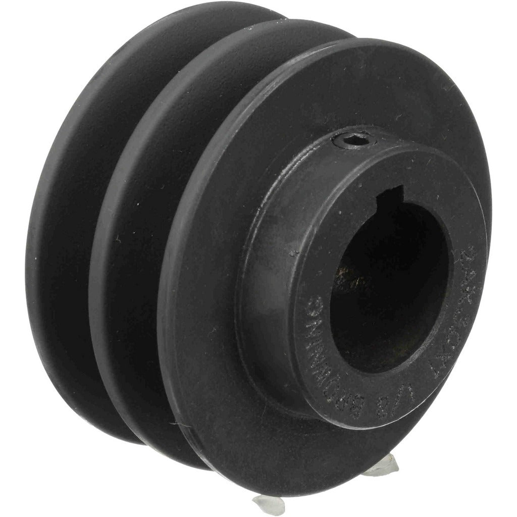 BROWNING Browning 1033190 Two Groove Sheave 3.15in Od 7/8in Bore