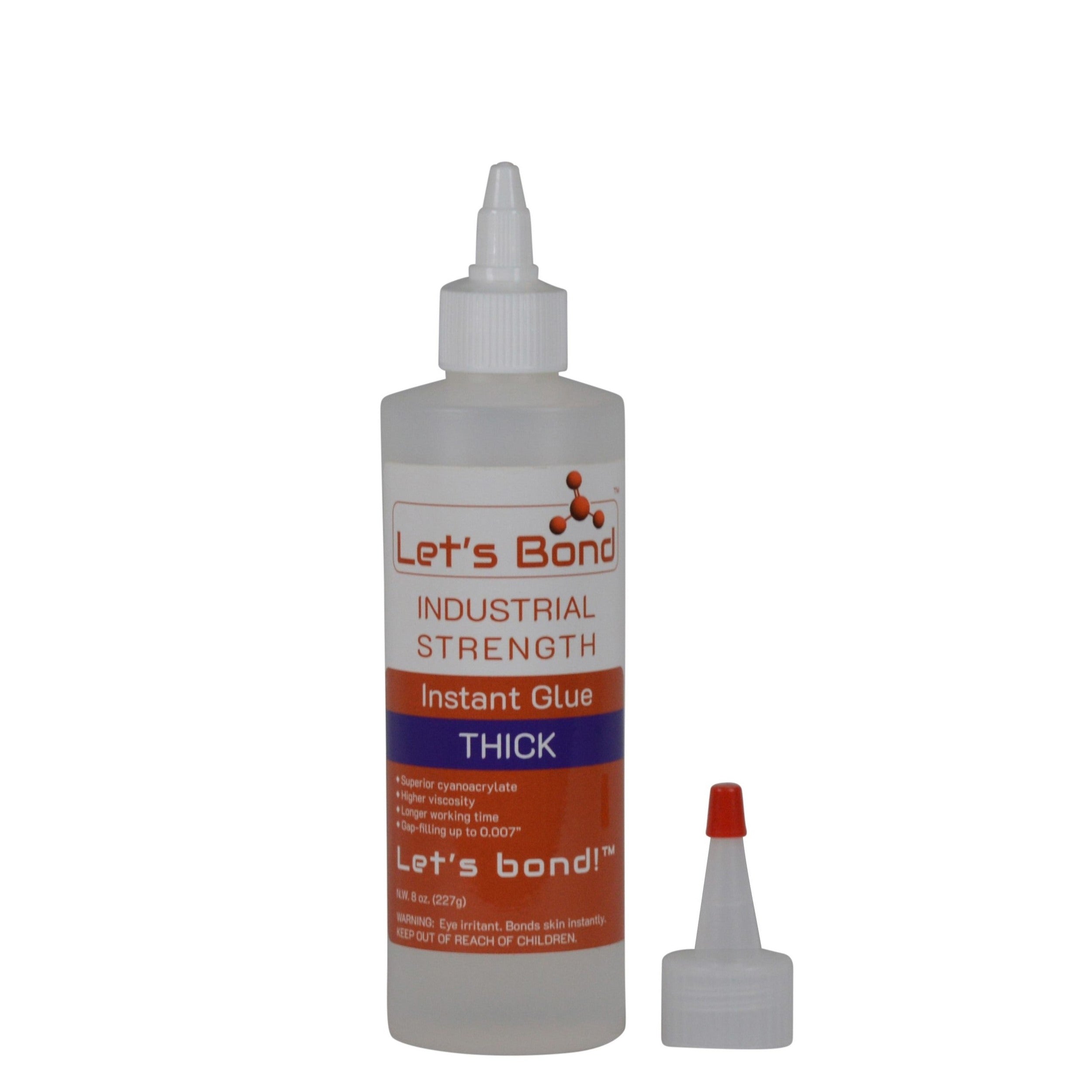 LET'S BOND Lets Bond UBC380-00 Thick Cyanoacrylate Adhesive 8 Oz