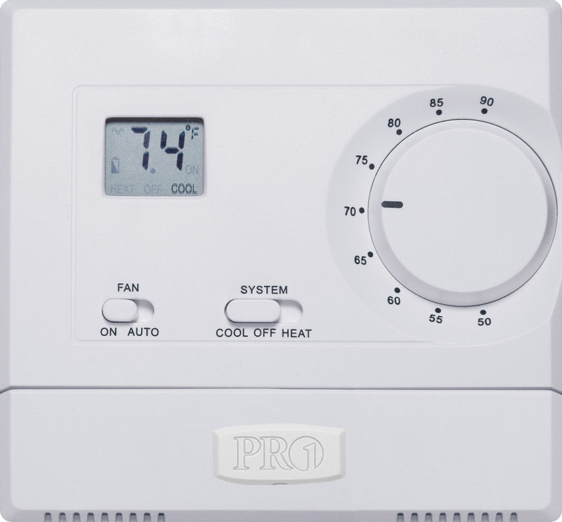 RUUD RUUD T601-2 Non-Programmable 1H/1C Thermostat