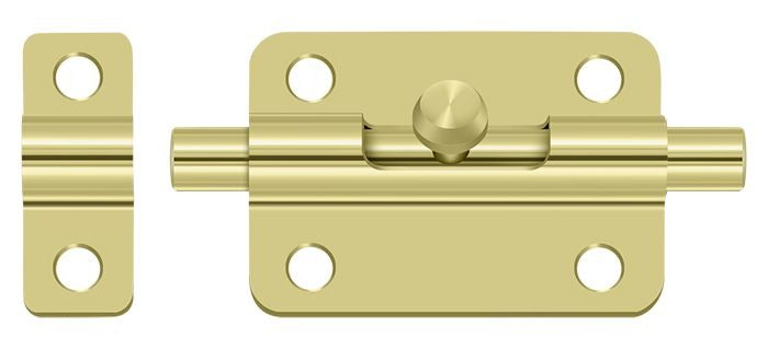 DELTANA Deltana 3BBU3 Barrel Bolt 3 Inches Bright Brass