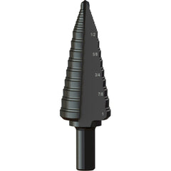 GREENLEE Greenlee GSB08 Step Drill Bit 3/16 to 1 Inch 10 Sizes