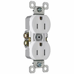 LEGRAND Legrand 3232-TRW TradeMaster Tamper-Resistant Duplex Receptacle 125 VAC 15 A (NEMA 5-15R, 2P 3W)