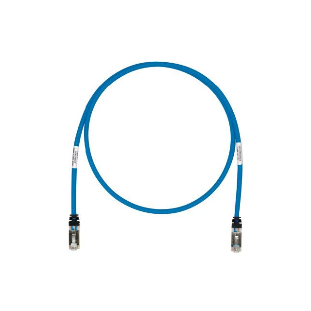PANDUIT Panduit STP6X1BU-Q Cat 6A Copper Patch Cord 1 ft (Bulk)