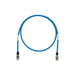 PANDUIT Panduit STP6X1BU-Q Cat 6A Copper Patch Cord 1 ft (Bulk)