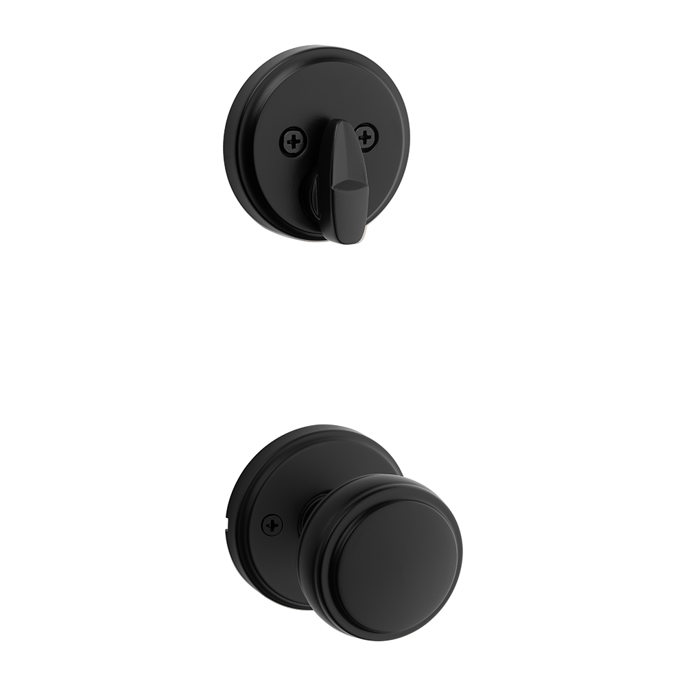 KWIKSET Kwikset 971SOK-514 Interior Sora Knob Matte Black