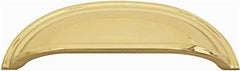 EMTEK Emtek 86123US3 Cup Cabinet Pull 3 in Polished Brass