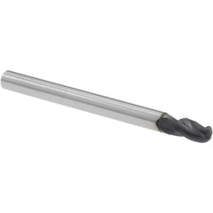 SECO TOOLS Seco 17003780 Ball End Mill 1/8 in 3 Flute Carbide Altin