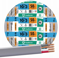 SOUTHWIRE Southwire 13059122 10 Awg 3-conductor Ufw/g Wire 50 Ft