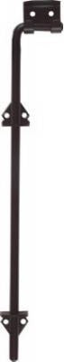 NATIONAL HARDWARE National Mfg N177-188 Adjustable Cane Bolt 0.5x18 Black