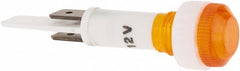 ACI Aci 114877 Indicating Light 12V Amber Round Lens