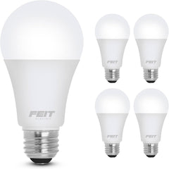 FEIT ELECTRIC Feit Electric OM60DM/930CA/4 A19 LED Light Bulb 8.8W 4-Pack 60W Replacement