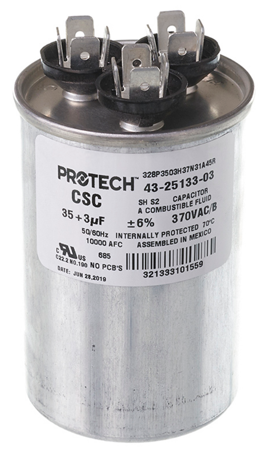RUUD Ruud 43-25133-03 Dual Round Capacitor