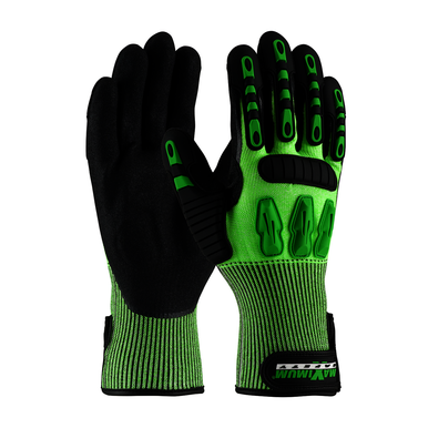 PIP Pip 120-5130/s Impact-resistant Gloves Small Hi-vis Green