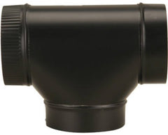IMPERIAL Imperial BM0083 6 Inch 24GA Black Clean Out Tee Joint