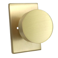 EMTEK Emtek 5212ROUUS4.RLS Round Knob Privacy Set Satin Brass