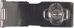 NATIONAL HARDWARE National Mfg N206-953 Chrome Keyed Hasp Lock 4.5 in 5-pack