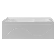 DAKOTA Dakota Plumbing Products DST-ALLC00W Alcove Soaker Bathtub