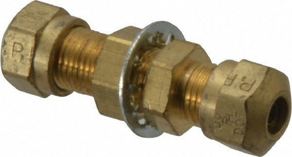 PARKER Parker 62NBH-4 Compression Tube Union Brass 150 Psi