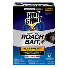 HOT SHOT Hot Shot HG-96987 Max Attrax 0.84 oz solid roach bait station (12-pack)