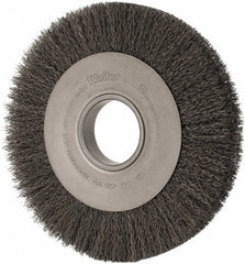 WEILER Weiler 98538 Wheel Brush 8 in Carbon Steel Crimped Wire