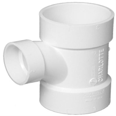 CHARLOTTE PIPE Charlotte Pipe Pvc 00401 2000HA 4x4x3 Reducing Sanitary Tee
