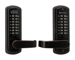 LOCKEY Lockey 3835OILDC Keyless Lever Lock Oil Rubbed Bronze