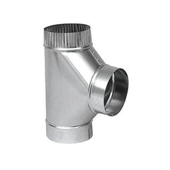 IMPERIAL Imperial GV0892 Galvanized Steel Furnace Pipe Tee 6 in x 6 in x 6 in (Pack of 2)