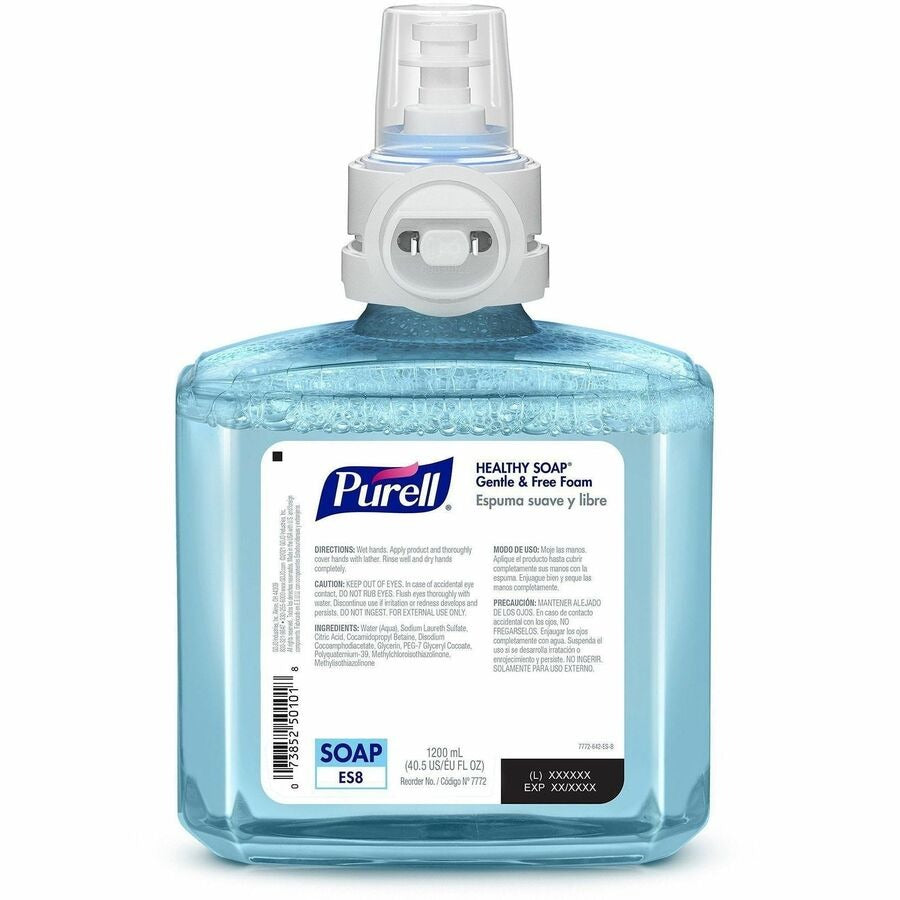 GOJO Gojo GOJ777202 Purell ES8 Healthy Soap Gentle & Free Foam 1.27 Quart 2/Carton GOJ777202