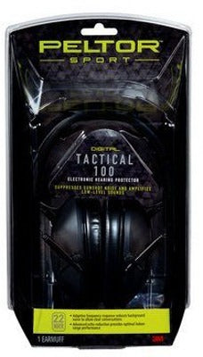 3M 3M TAC100-OTH Sport Tactical 100 Electronic Earmuff 22 Db