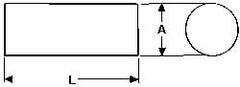 SECO TOOLS Seco 02160 Tool Bit Blank 8mm Cobalt WKE45 Round
