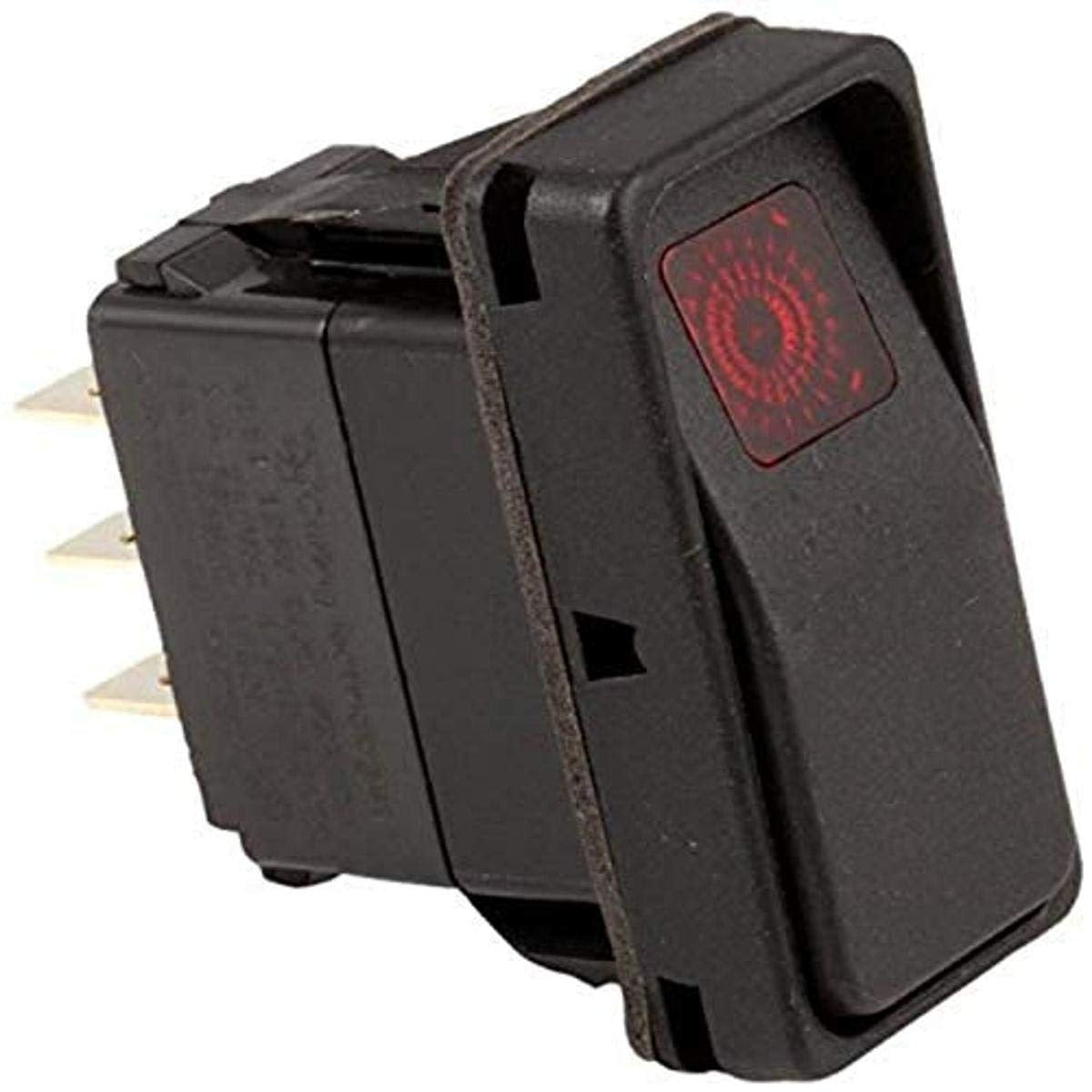 CLEVELAND Cleveland 19993 Rocker Switch DPDT On/Off 1/2 HP (3/4 x 1-5/8) 21CET8