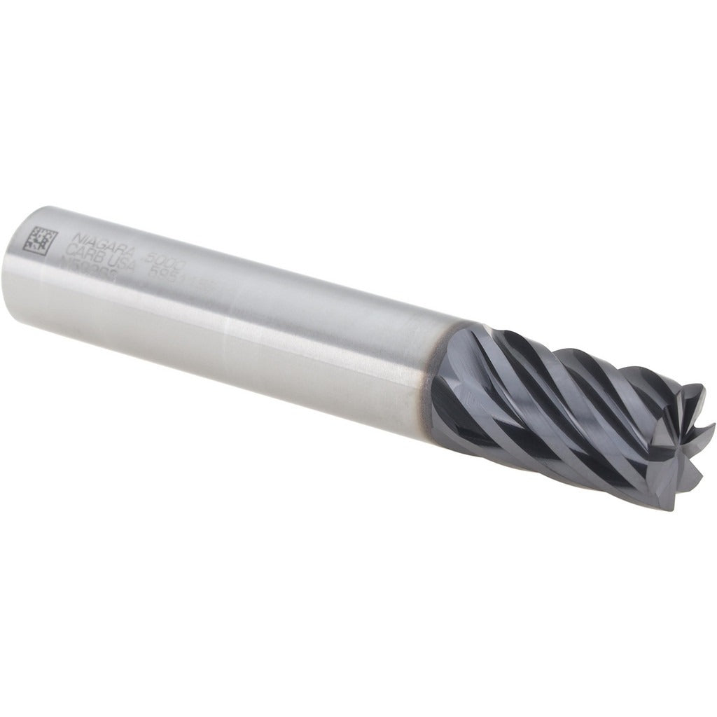 SECO TOOLS Seco 17002331 Corner Radius End Mill 1/2 in 7 Flute Altin Carbide