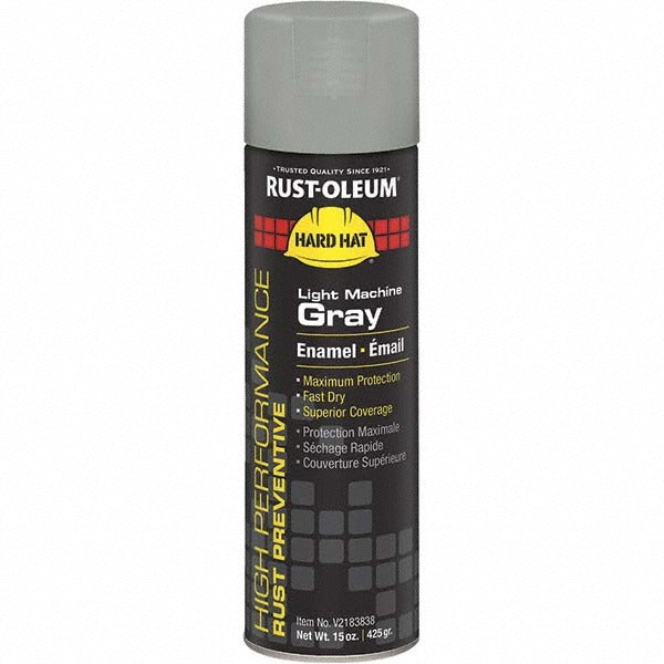 RUST-OLEUM Rust-oleum V2183838 Enamel Spray Paint Gray Gloss 15 Oz
