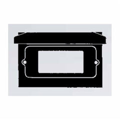 MULBERRY METAL PRODUCTS Mulberry Metal Products 30451 Self-Closing Weatherproof GFCI Receptacle Cover 1-Gang Horizontal