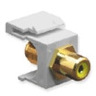 ICC Icc iccmsabrs4 Rca F-type Keystone Module White