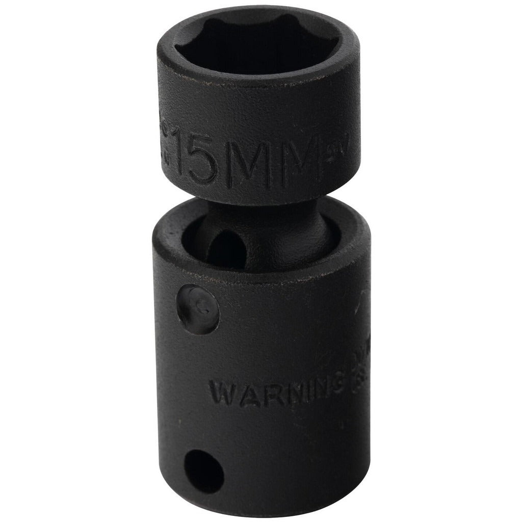 PROTO Proto J77415MP Impact Socket 3/8 in Drive 15mm 6-point