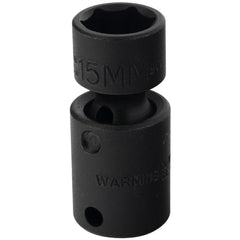 PROTO Proto J77415MP Impact Socket 3/8 in Drive 15mm 6-point