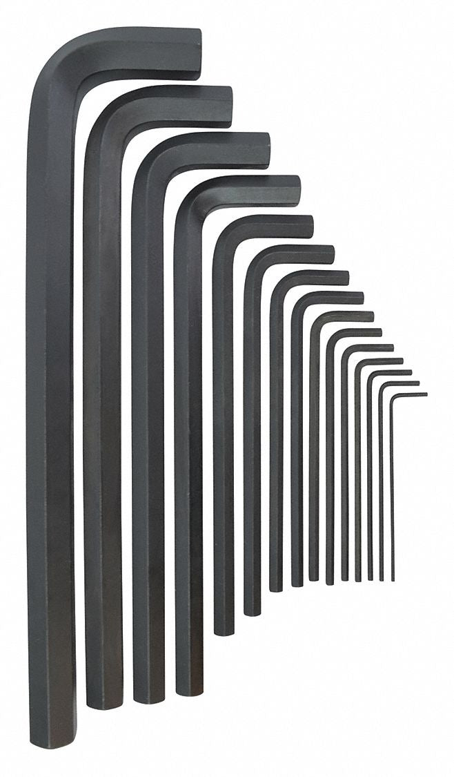 BONDHUS Bondhus 12351 Hex Key Set Long 15 Piece 5/64-3/4 inches Pouch