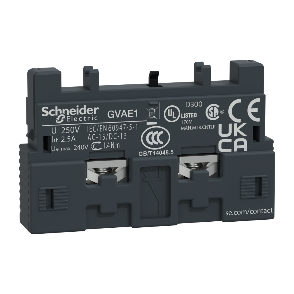 SCHNEIDER ELECTRIC GVAE1 AUXILIARY SWITCHES